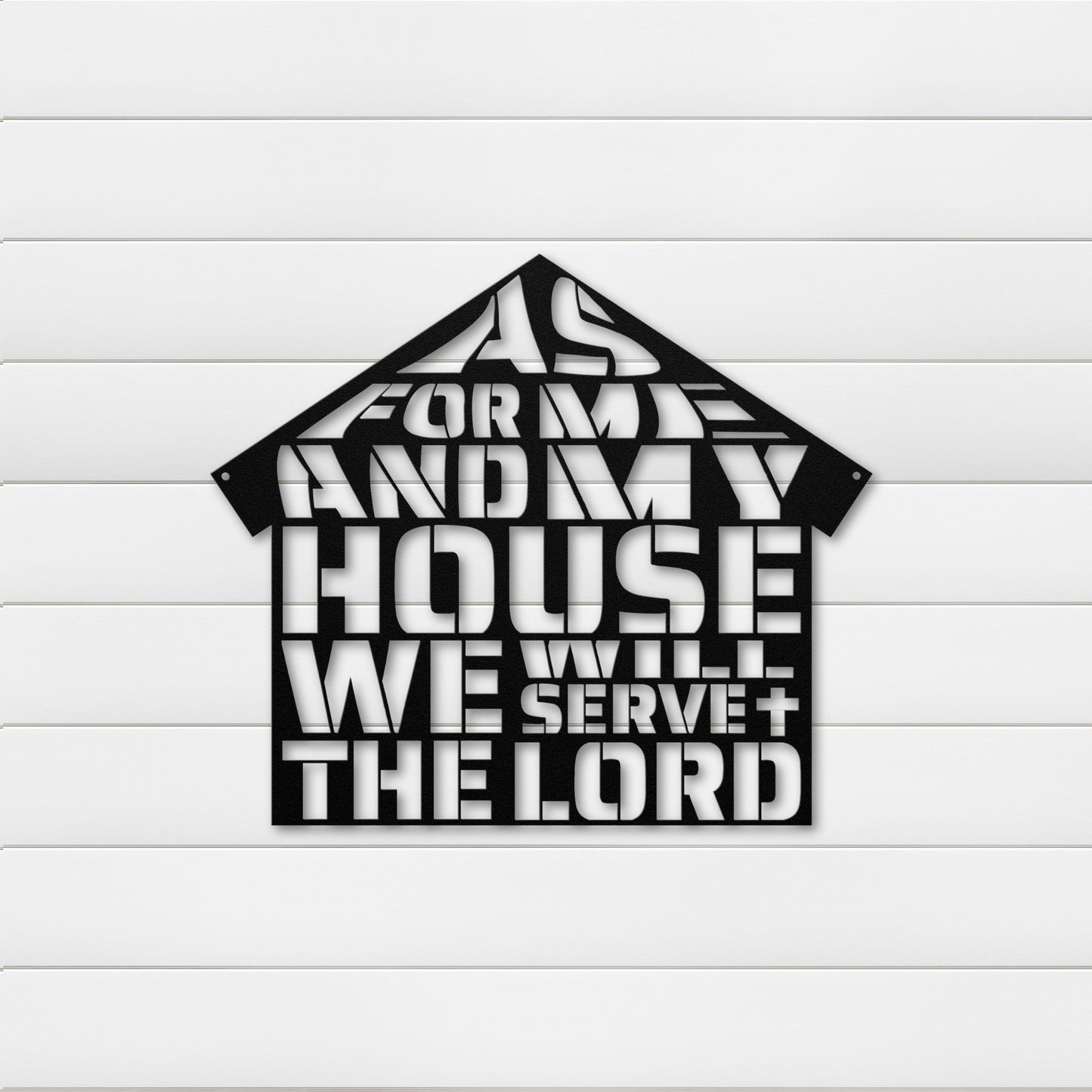 Faithful House Metal Wall Art