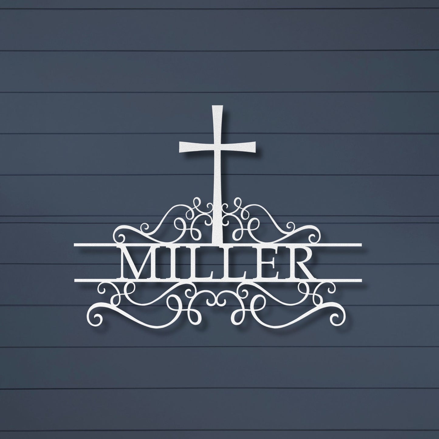 Spiritual Elegance Name/House Number Metal Wall Art