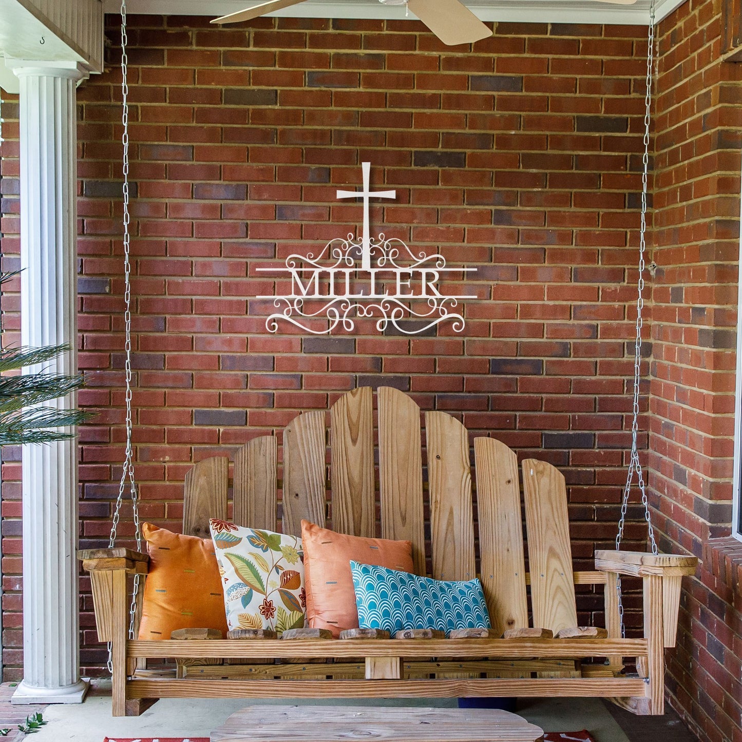 Spiritual Elegance Name/House Number Metal Wall Art