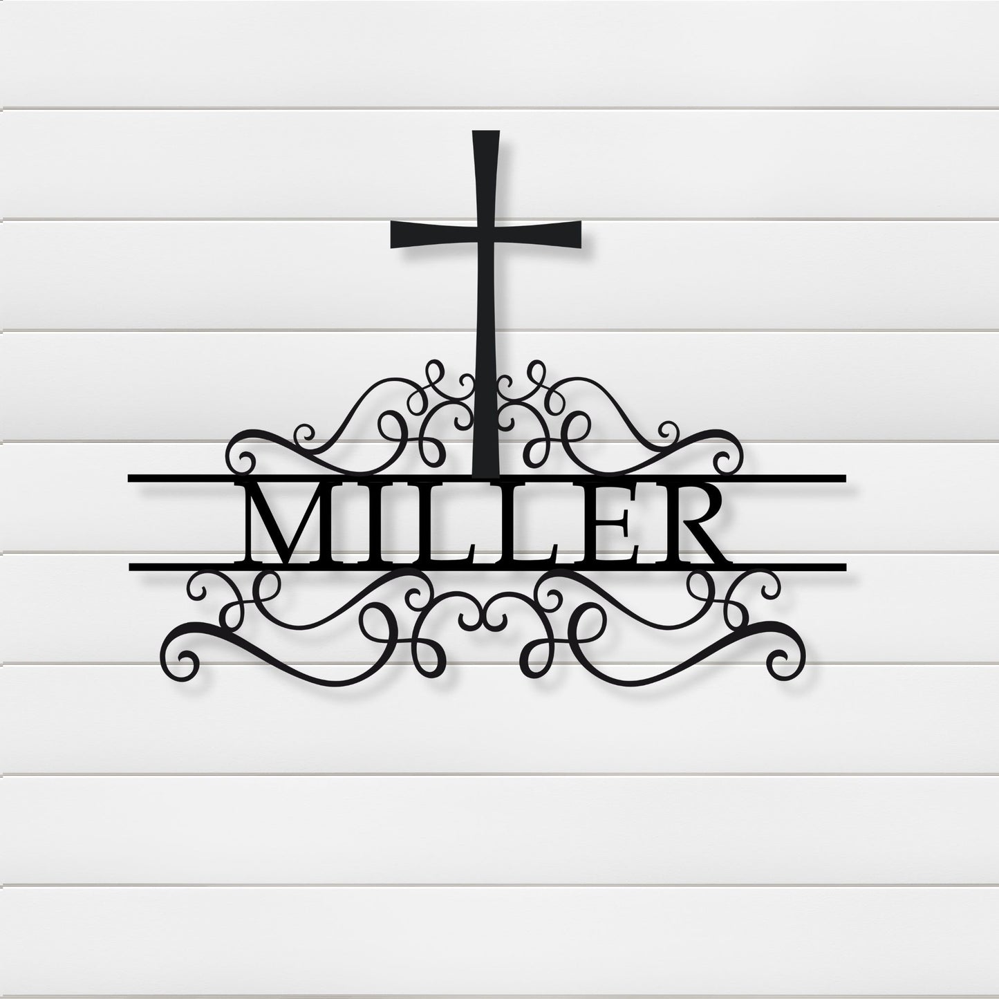Spiritual Elegance Name/House Number Metal Wall Art