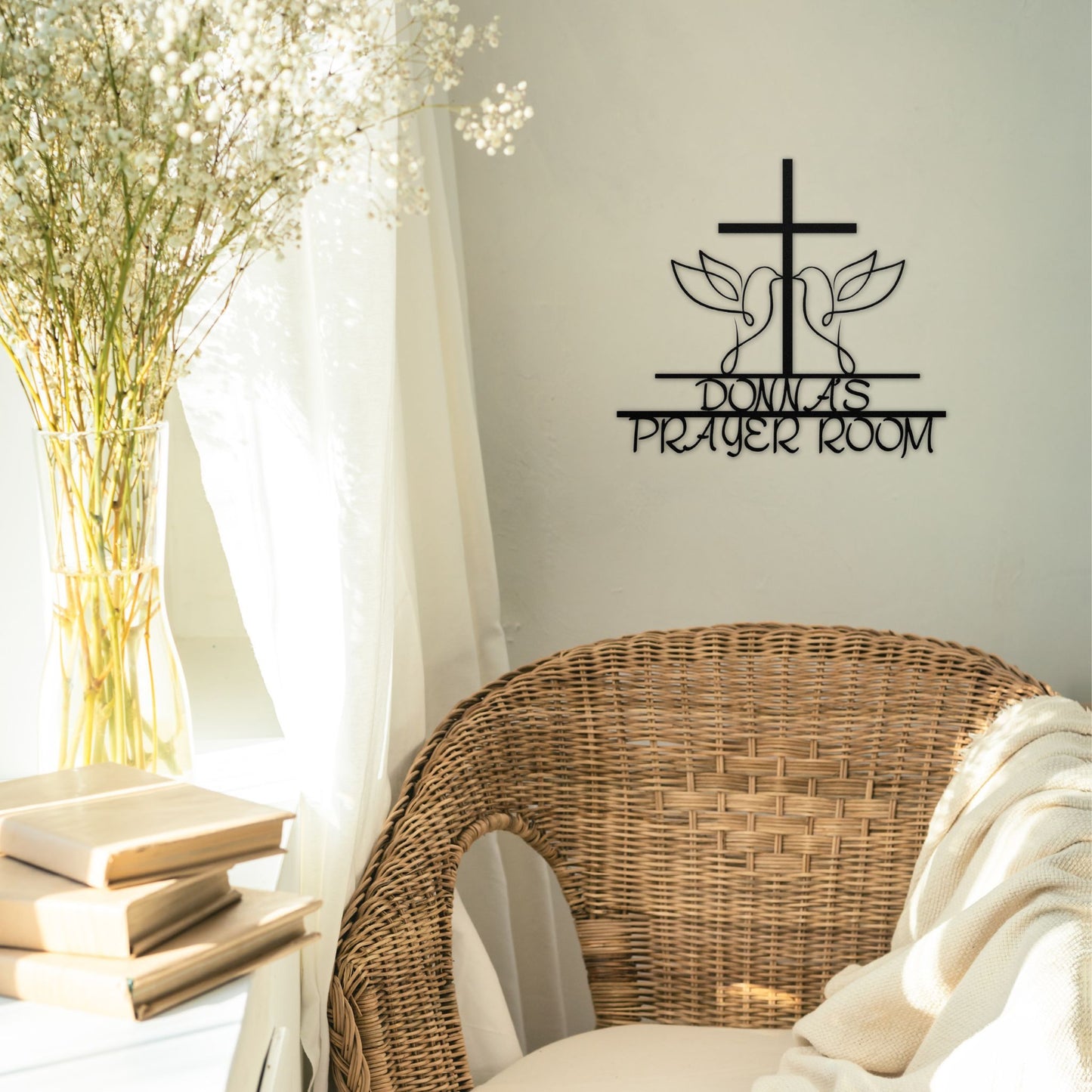 Serenity Sanctuary Personalized Metal Wall Art