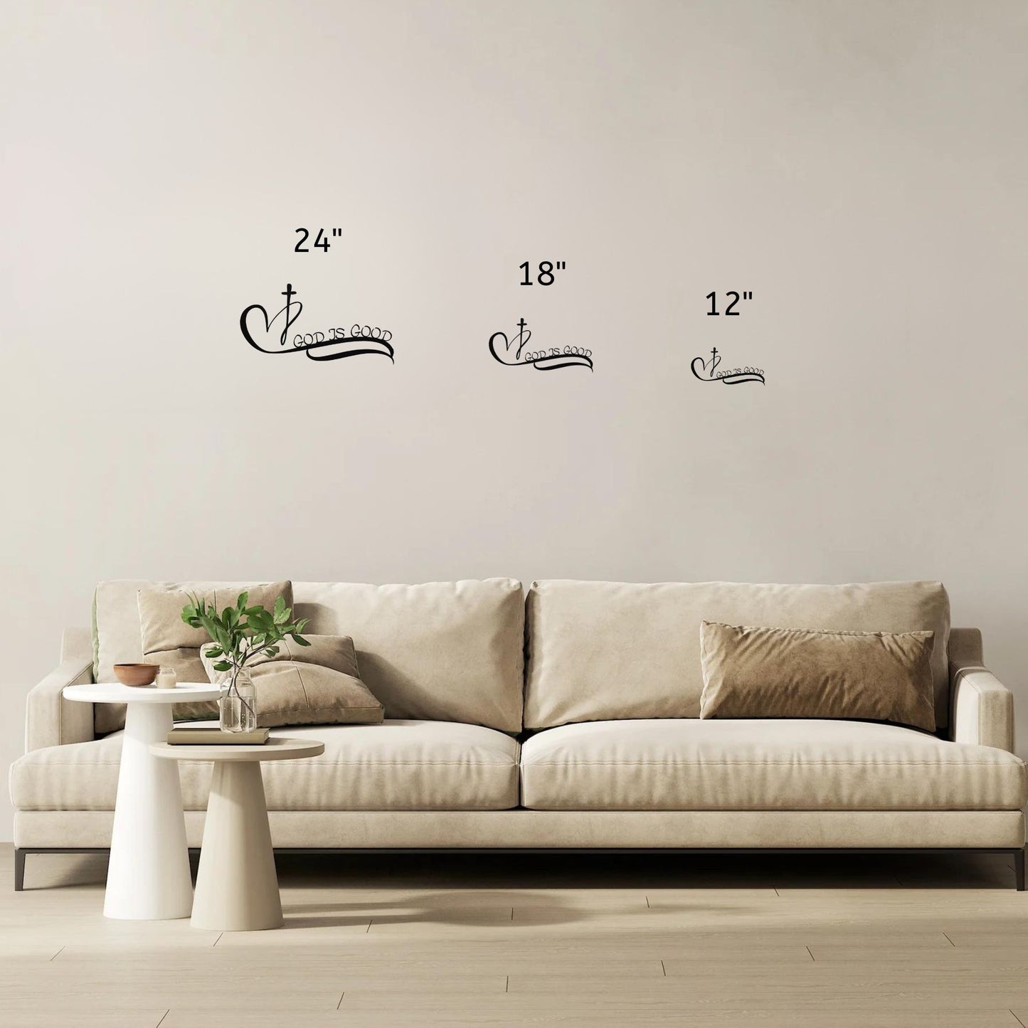 God Is Good Metal Wall Art
