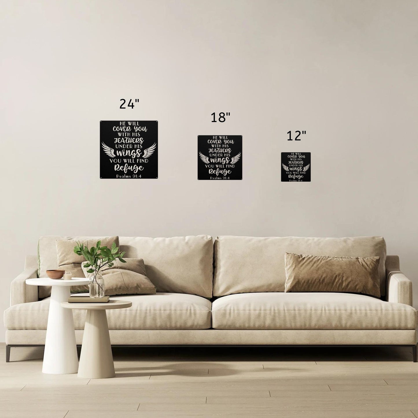 Divine Shelter Metal Wall Art