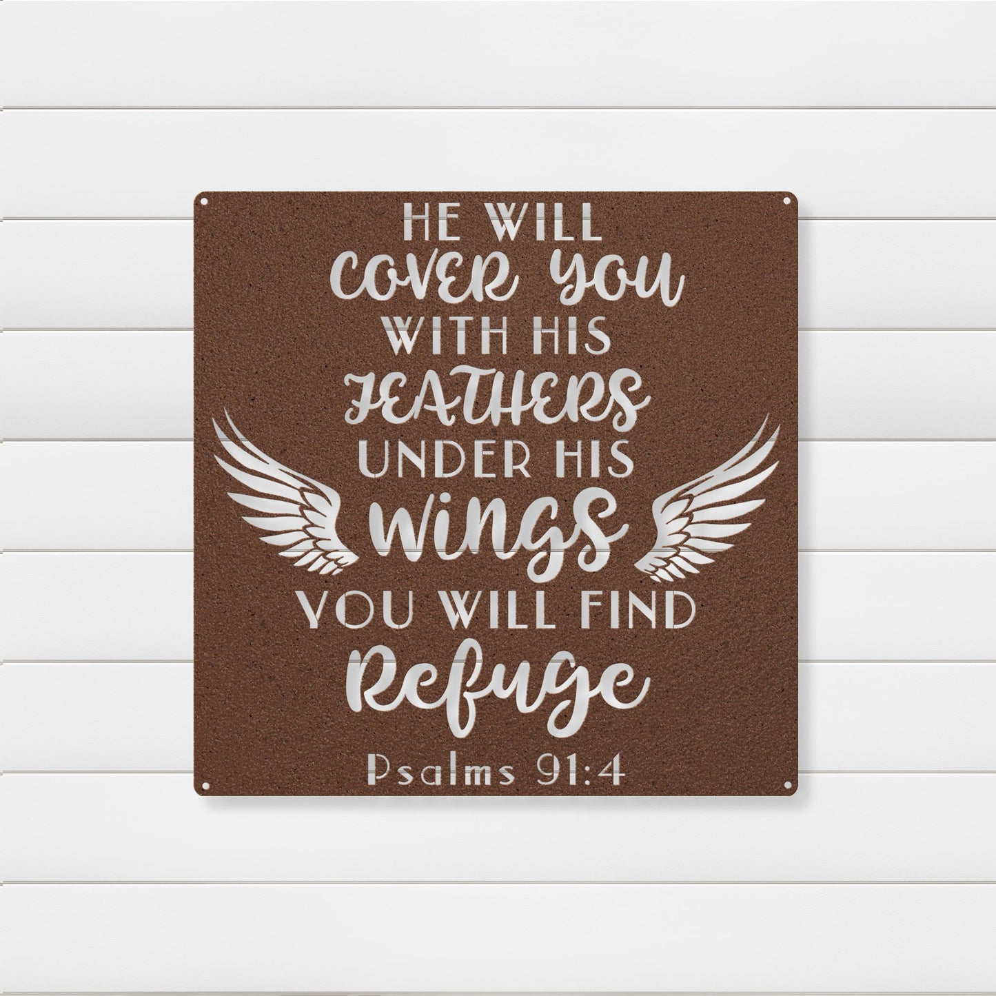 Divine Shelter Metal Wall Art