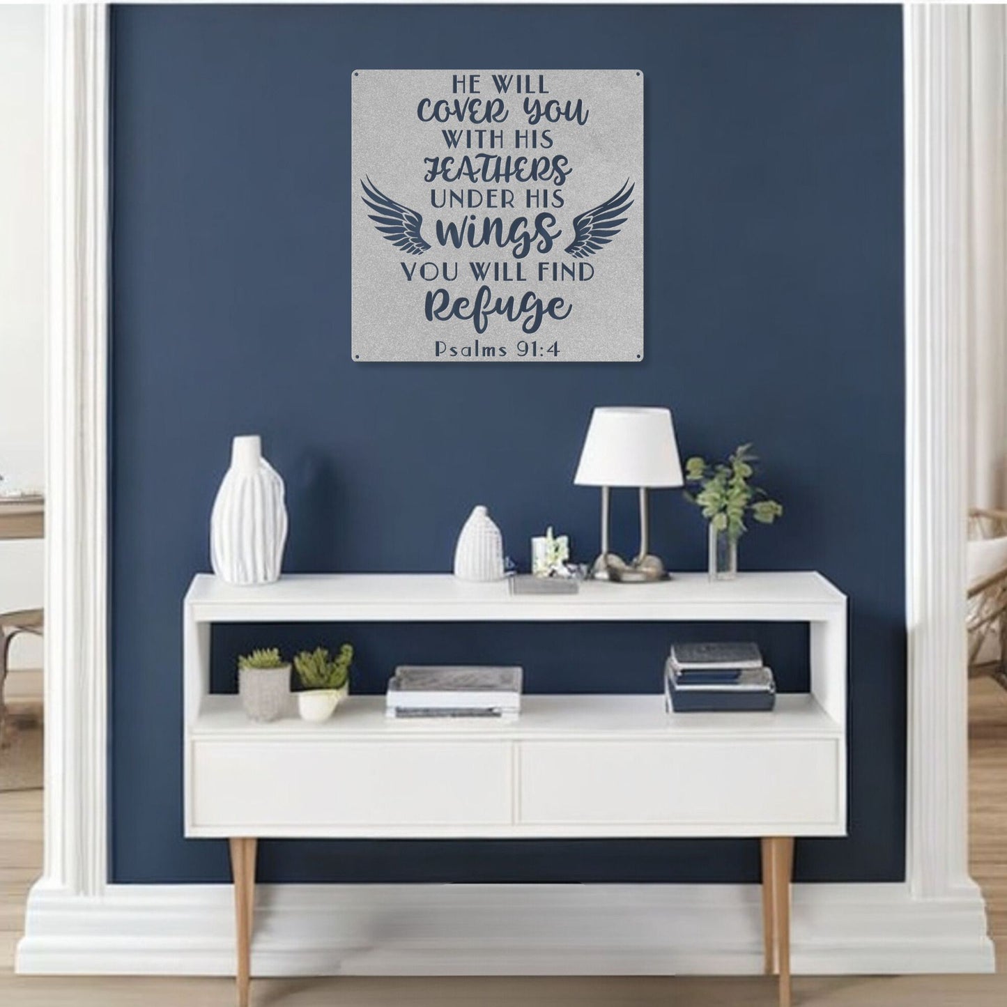 Divine Shelter Metal Wall Art
