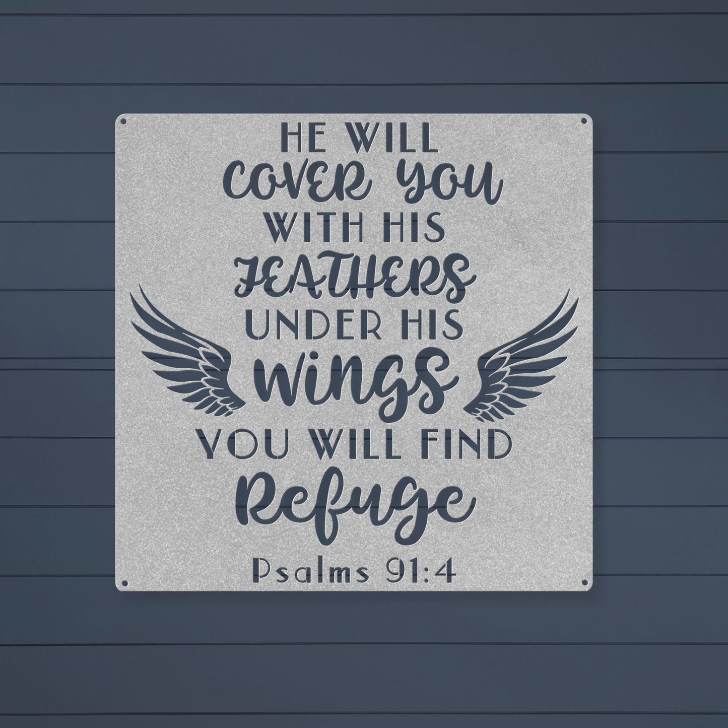 Divine Shelter Metal Wall Art