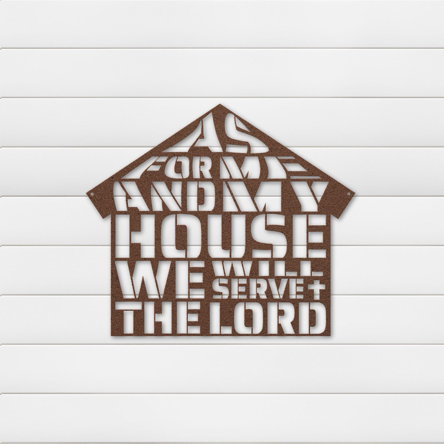 Faithful House Metal Wall Art