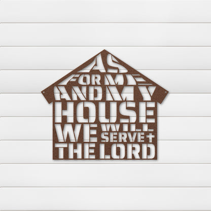 Faithful House Metal Wall Art