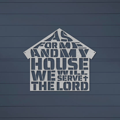Faithful House Metal Wall Art