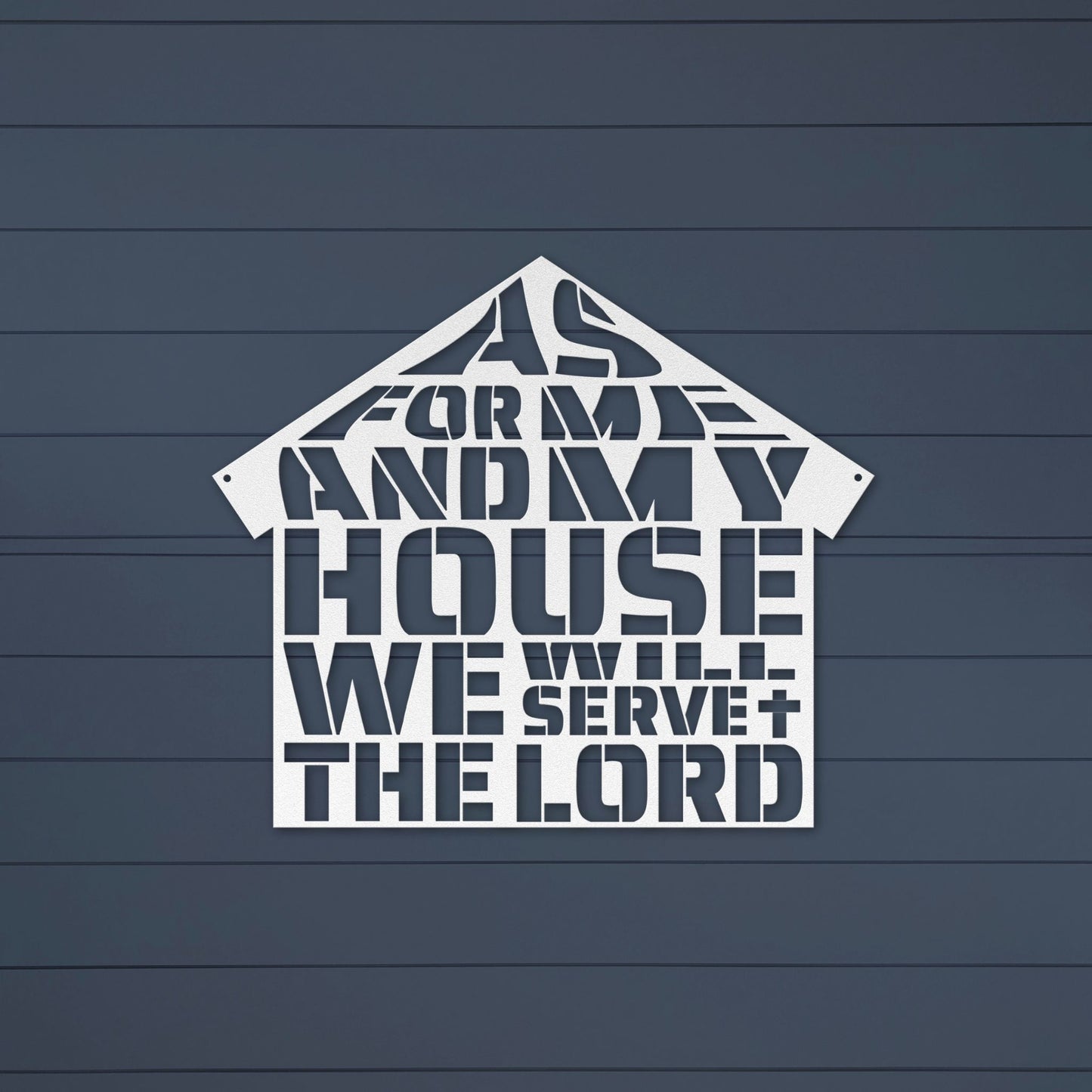 Faithful House Metal Wall Art