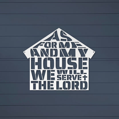 Faithful House Metal Wall Art