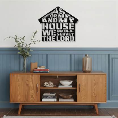 Faithful House Metal Wall Art