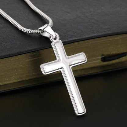 To My Wife - God's Favor - Artisan Cross Necklace 4