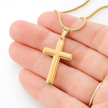 To My Soulmate - Sacred Answer - Artisan Cross Necklace