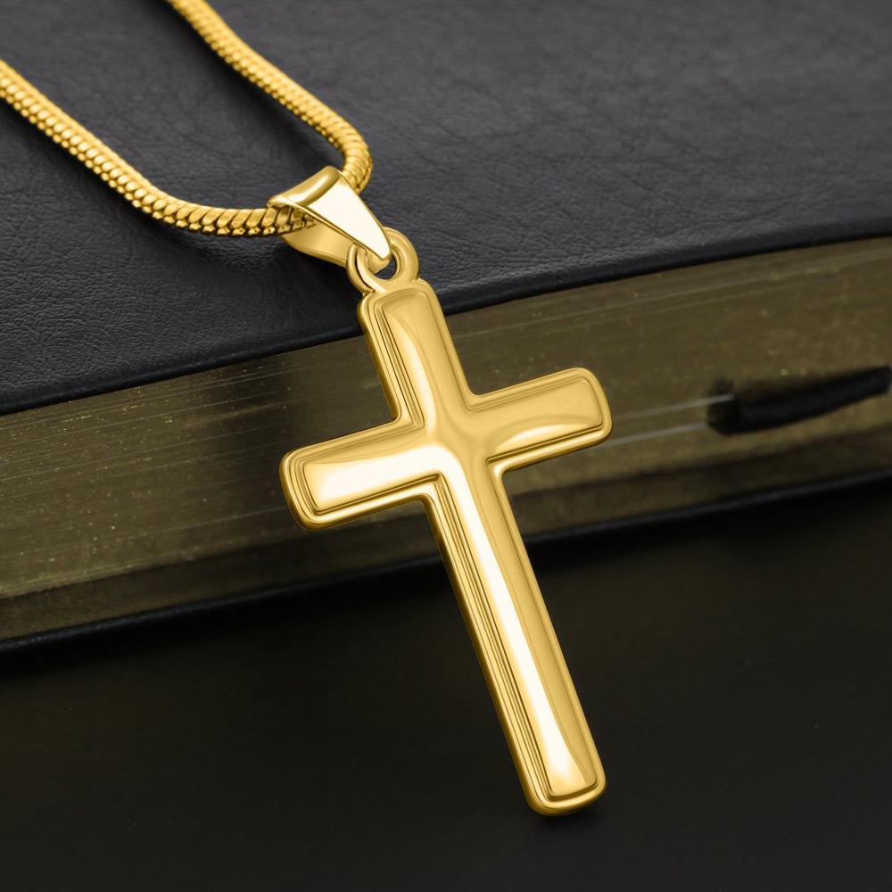 To My Wife - God's Favor - Artisan Cross Necklace 4
