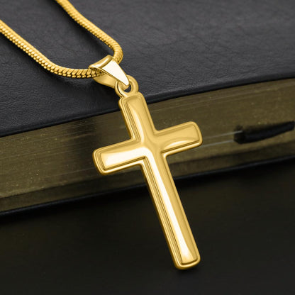 To My Wife - God's Favor - Artisan Cross Necklace 4