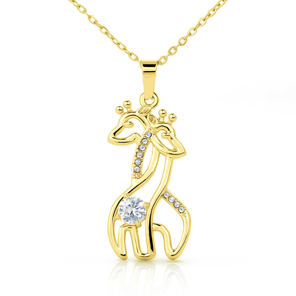 To My Best Friend - Grateful - Giraffe Necklace