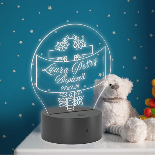 Divine Embrace Etched Nightlight