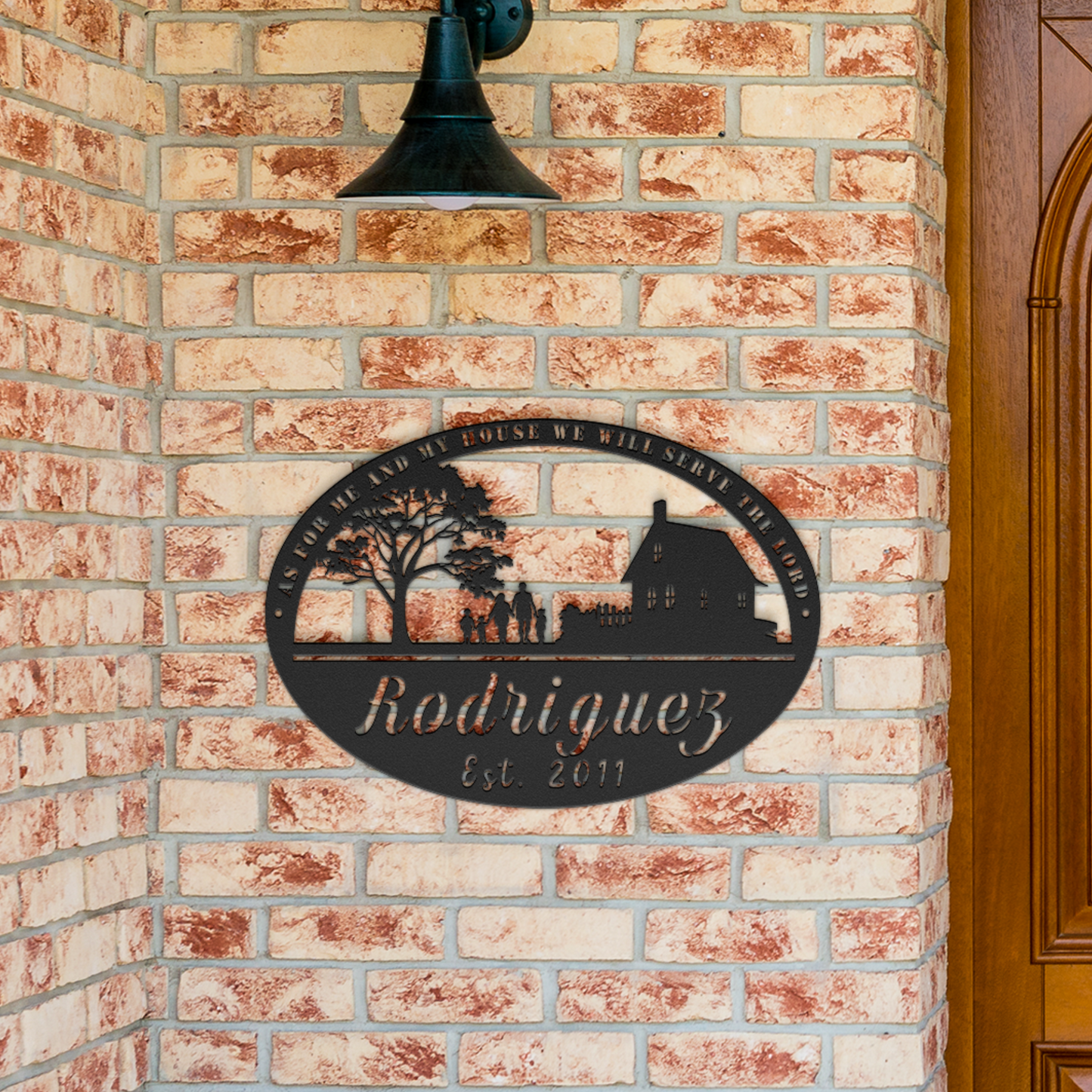 Joshua 24:15 Metal Wall Art