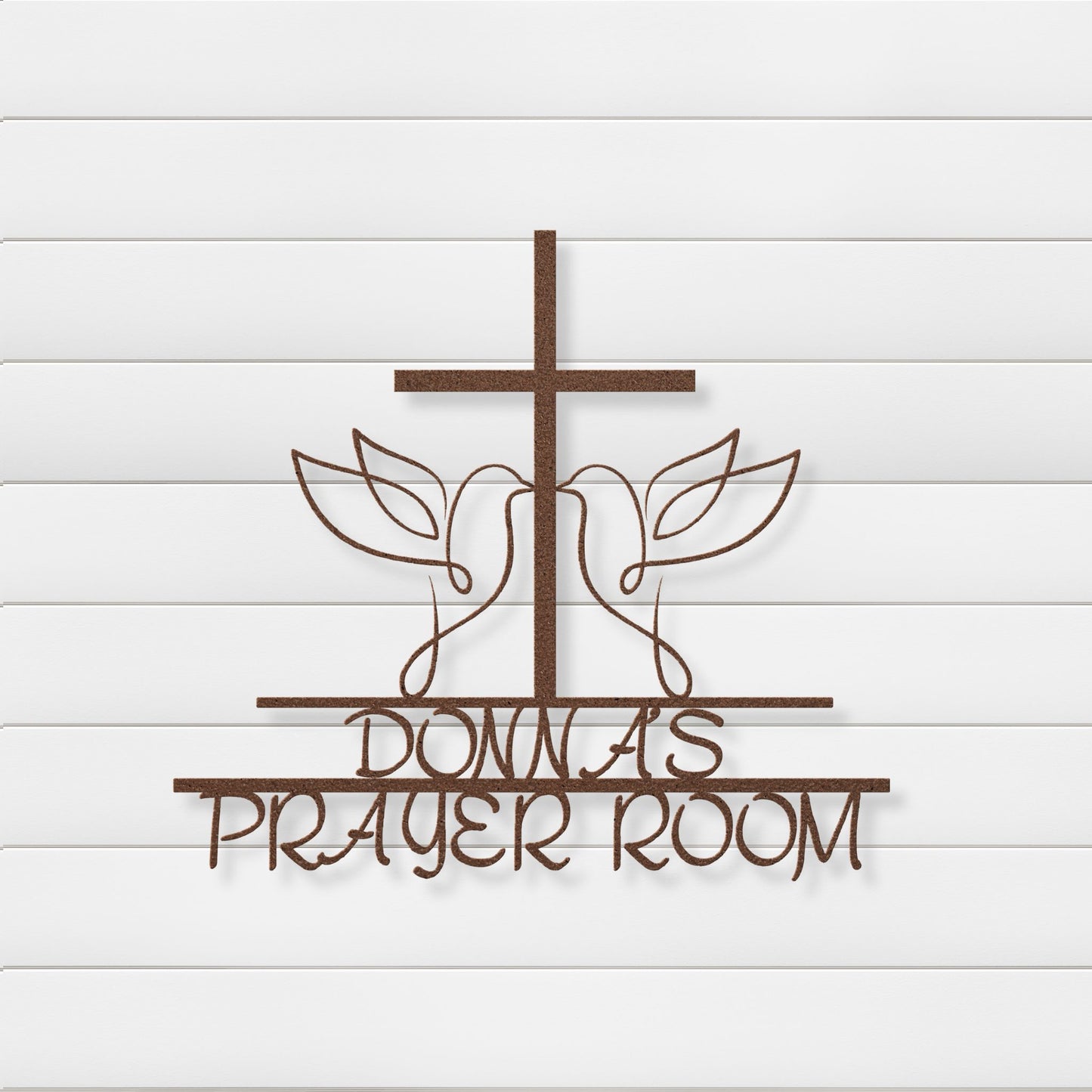Serenity Sanctuary Personalized Metal Wall Art