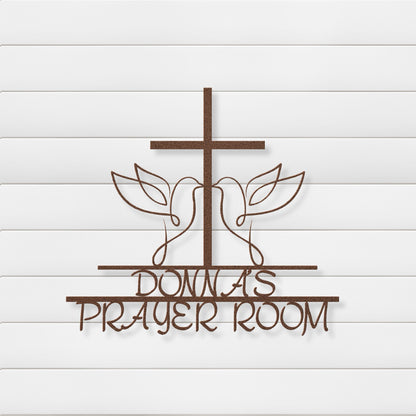 Serenity Sanctuary Personalized Metal Wall Art
