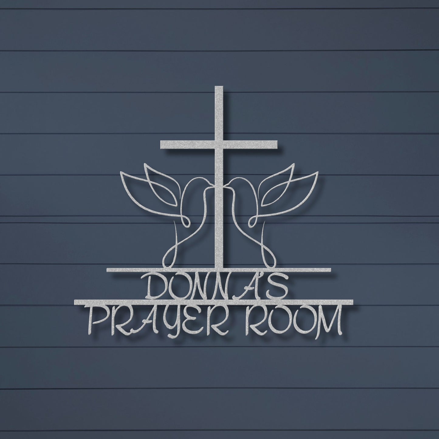 Serenity Sanctuary Personalized Metal Wall Art