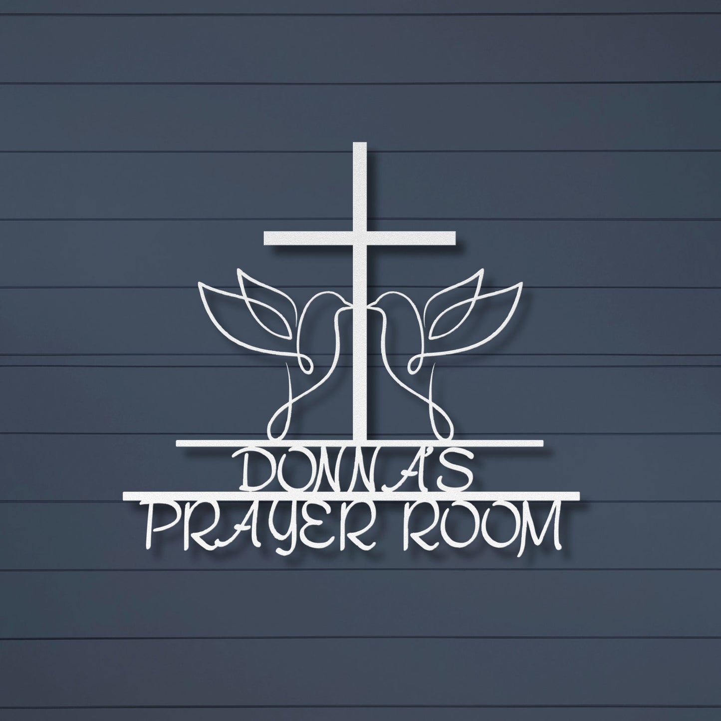 Serenity Sanctuary Personalized Metal Wall Art