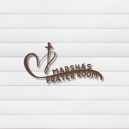 Heartfelt Devotion Personalized Metal Wall Art