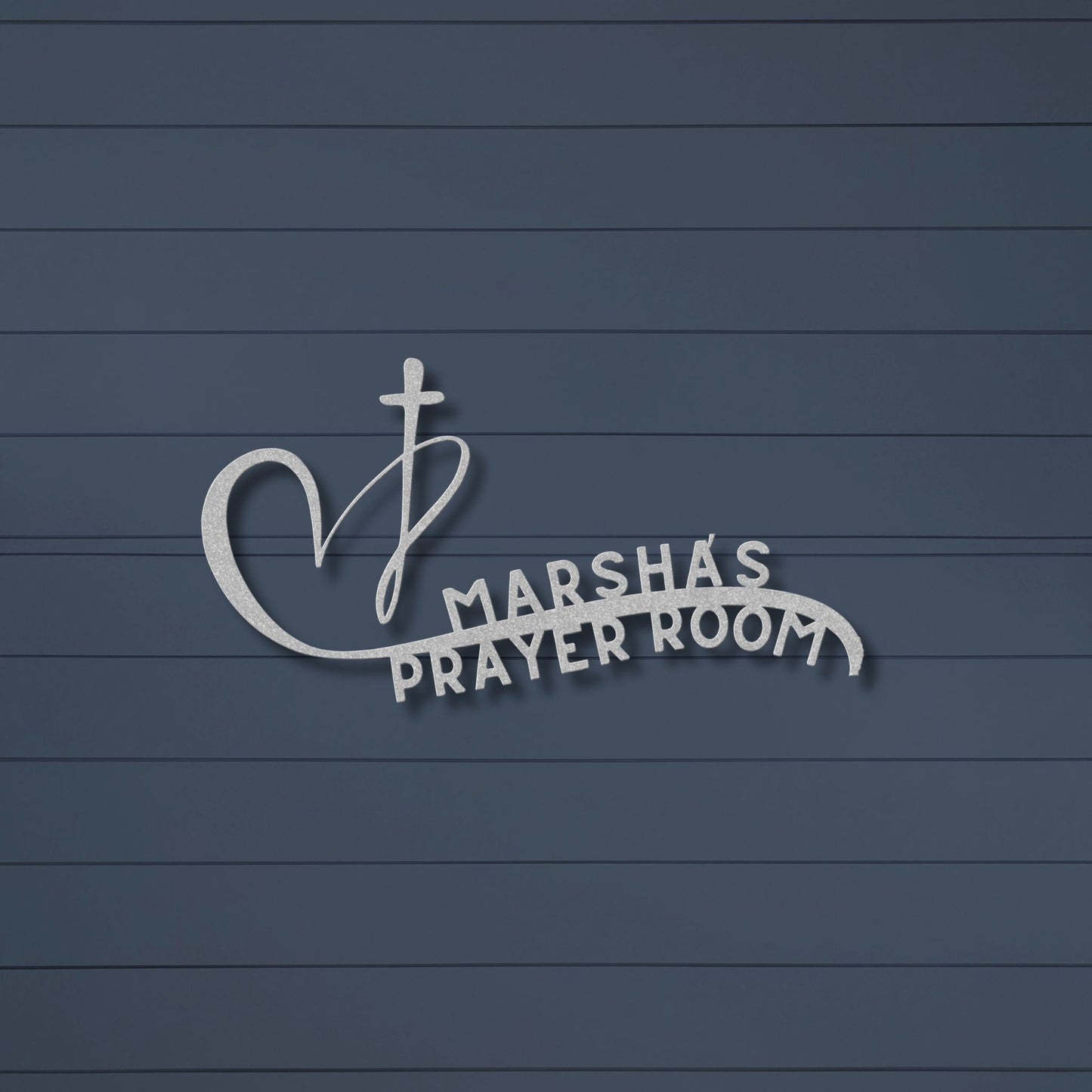 Heartfelt Devotion Personalized Metal Wall Art