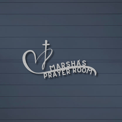 Heartfelt Devotion Personalized Metal Wall Art