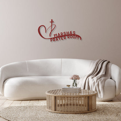 Heartfelt Devotion Personalized Metal Wall Art