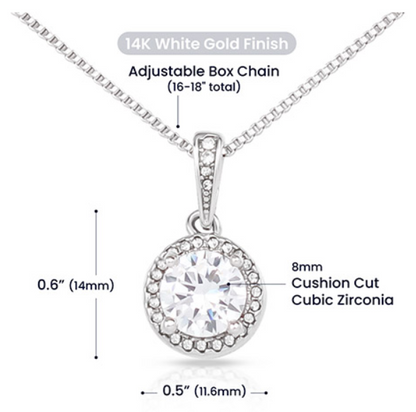 To My Sister - Always There - Eternal Love Necklace