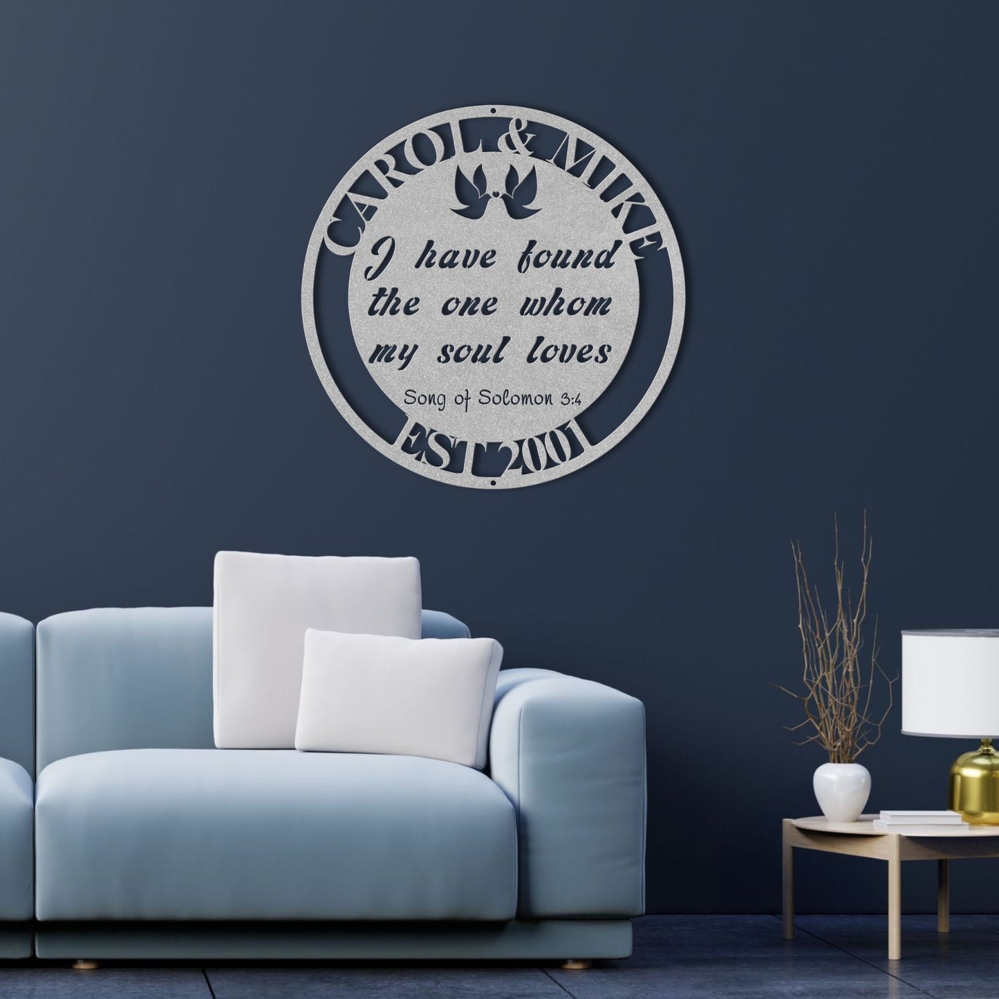I Have Found the One Metal Wall Art