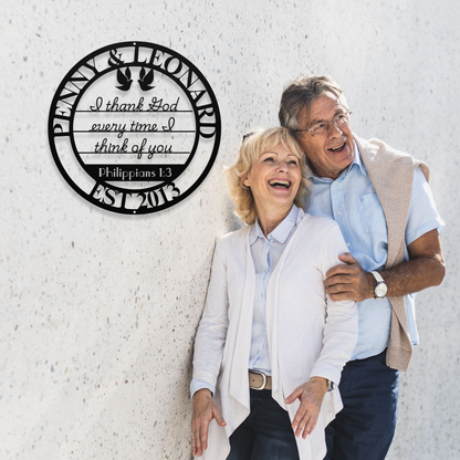 Grateful Heart Metal Wall Art