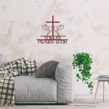 Serenity Sanctuary Personalized Metal Wall Art