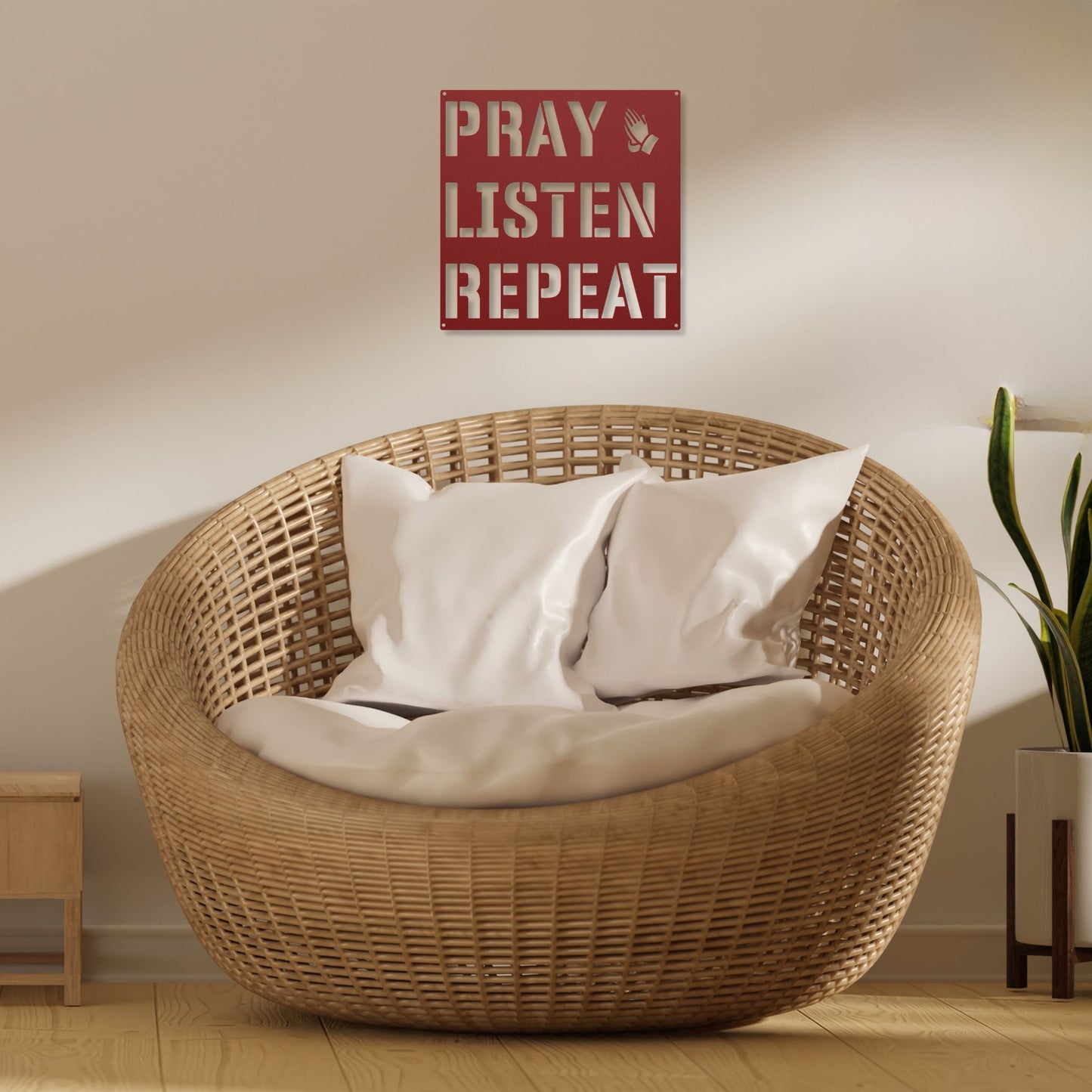 Faithful Reflection Metal Wall Art