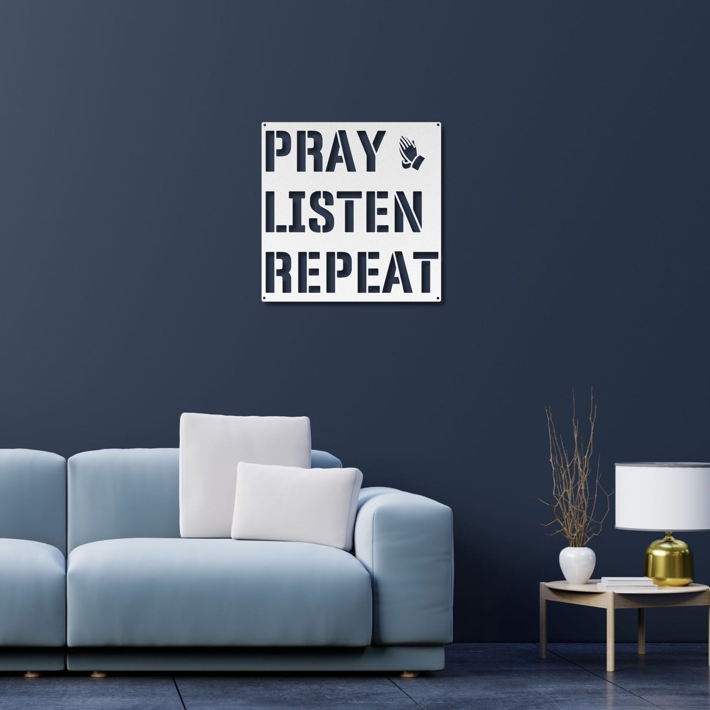 Faithful Reflection Metal Wall Art