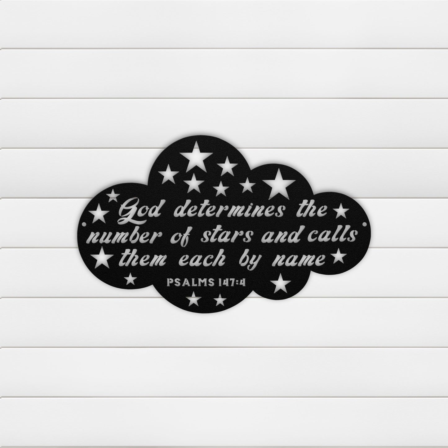 He Names The Stars Metal Wall Art