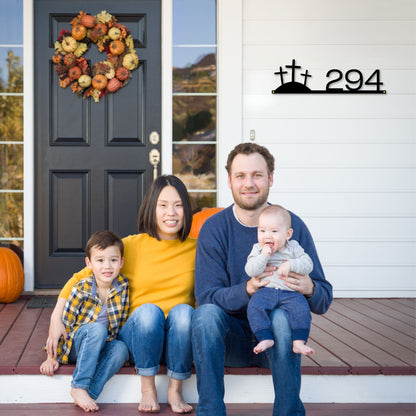 The Three Crosses House Number