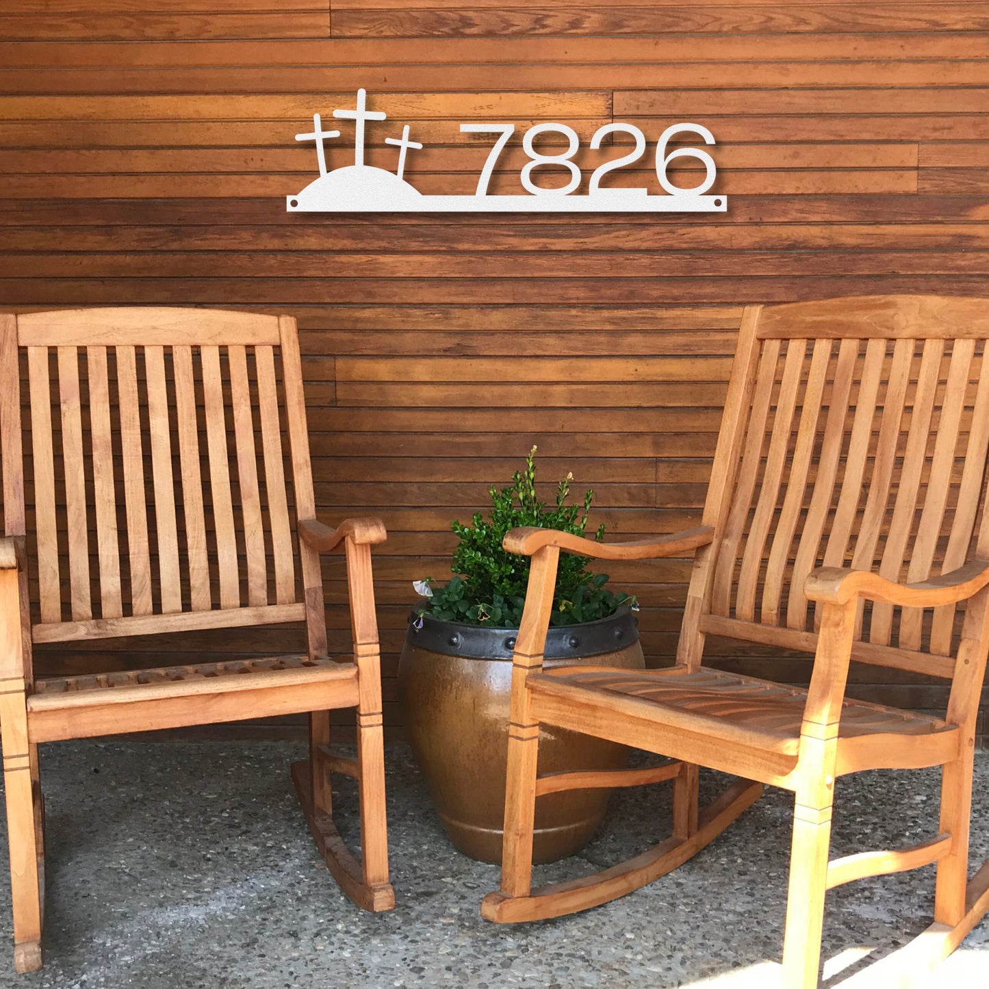 The Three Crosses House Number