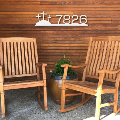 The Three Crosses House Number