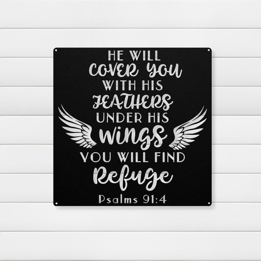 Divine Shelter Metal Wall Art