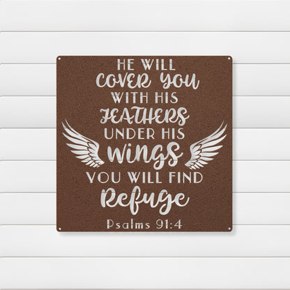Divine Shelter Metal Wall Art