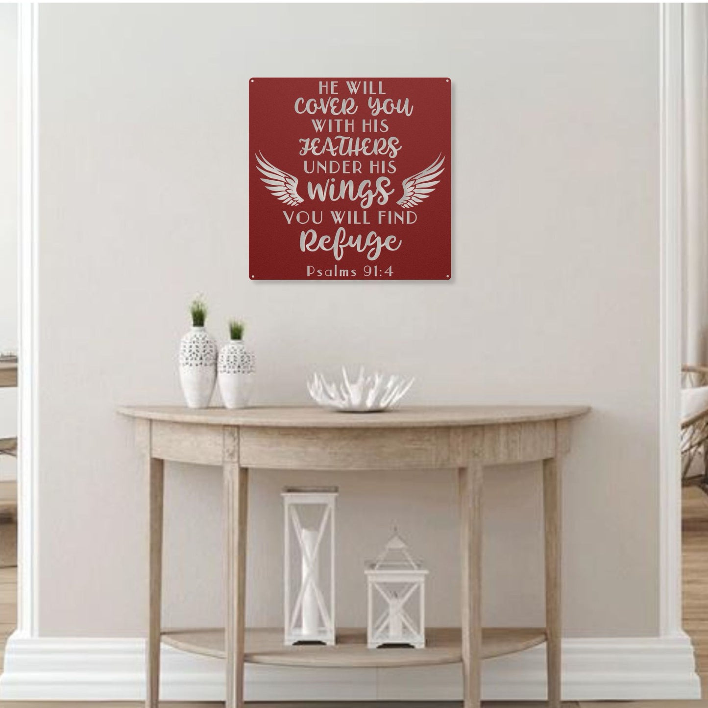 Divine Shelter Metal Wall Art