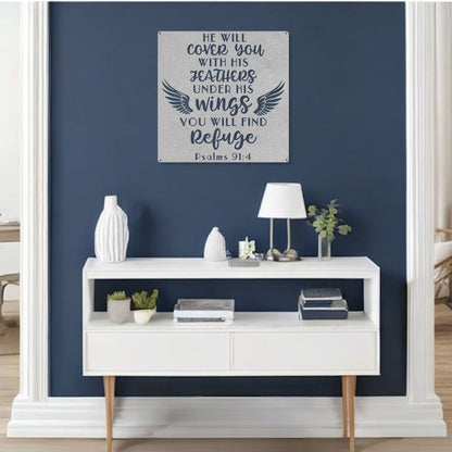 Divine Shelter Metal Wall Art