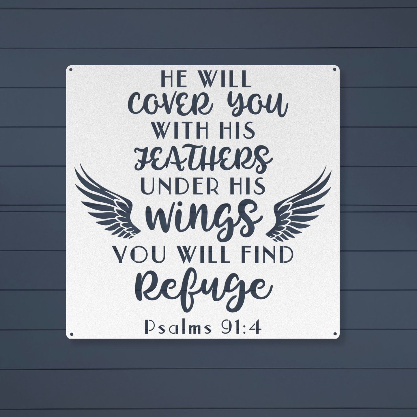 Divine Shelter Metal Wall Art