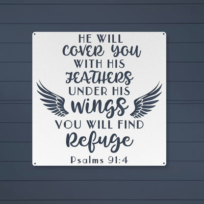 Divine Shelter Metal Wall Art